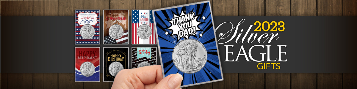 All Occasion Silver American Eagle BU Gift Holders All Occasion Silver American Eagle BU Gift Holders