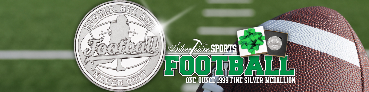 SilverTowne Minted Sports Silver Bullion