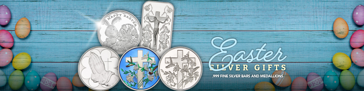 Easter Silver Coins and .999 Fine Silver Easter Gifts