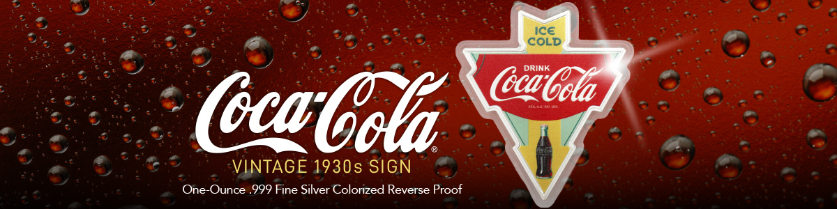 Officially Licensed Coca-Cola® Silver Bullion Officially Licensed Coca-Cola® Silver Bullion