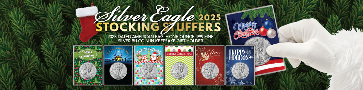2025 All Occasion Silver American Eagle BU Gift Holders