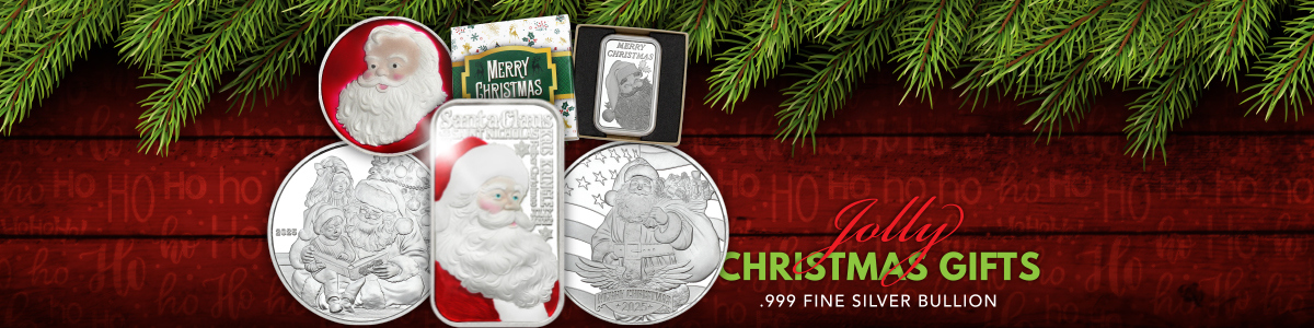 2025 Exclusive Christmas Silver Keepsake Rounds and Bars