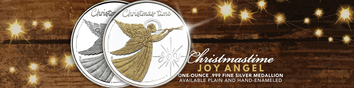 2025 Exclusive Christmas Silver Keepsake Rounds and Bars
