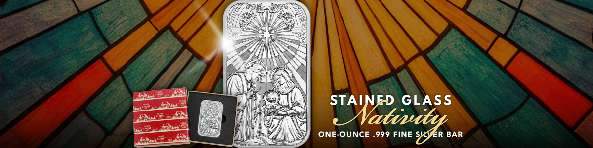 2025 SilverTowne Exclusive Stained Glass Nativity Silver Keepsake Bars Available Now 2025 SilverTowne Exclusive Stained Glass Nativity Silver Keepsake Bars Available Now