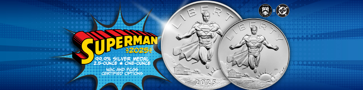 2025 DC Comics Superman™ Silver Medals