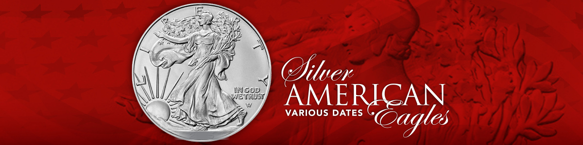 Non-Certified Silver American Eagle Coins Now Available