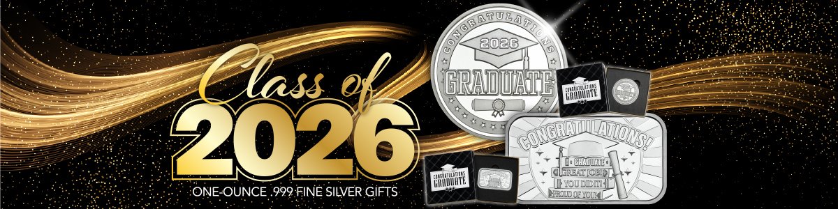 Graduation Gifts Class of 2026 Keepsake Gift of Silver