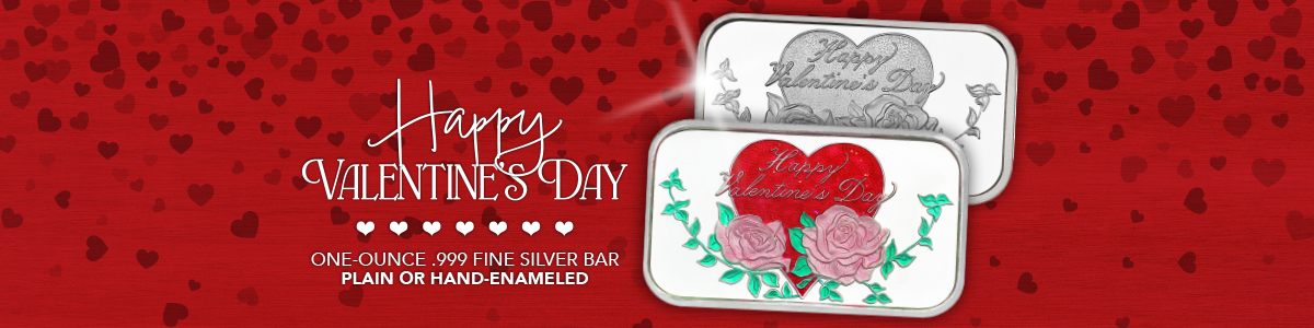 Personalized Valentines Gifts .999 Fine Silver Plain or Hand-Painted