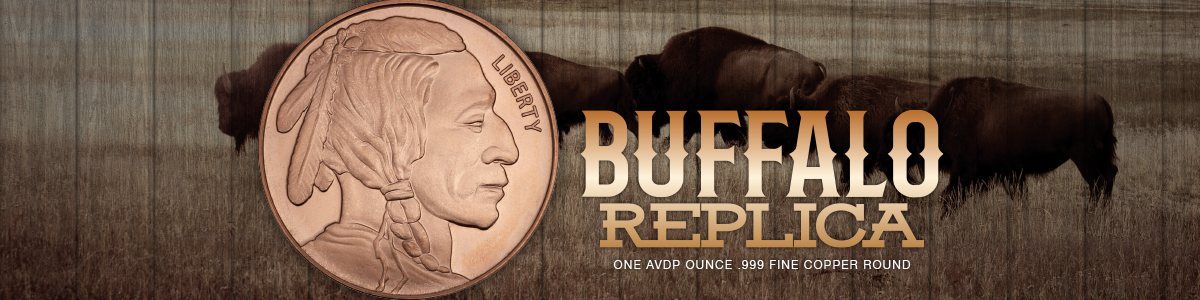 1oz AVDP Copper Bars and Rounds