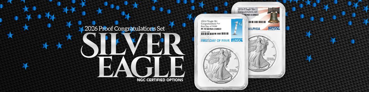 2026-P Congratulations Set Proof Silver American Eagle Coins