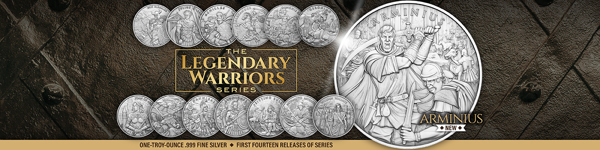Arminius: 14th Release Legendary Warriors Silver Bullion Series
