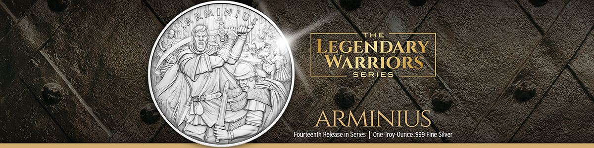 Arminius: 14th Release Legendary Warriors Silver Bullion Series