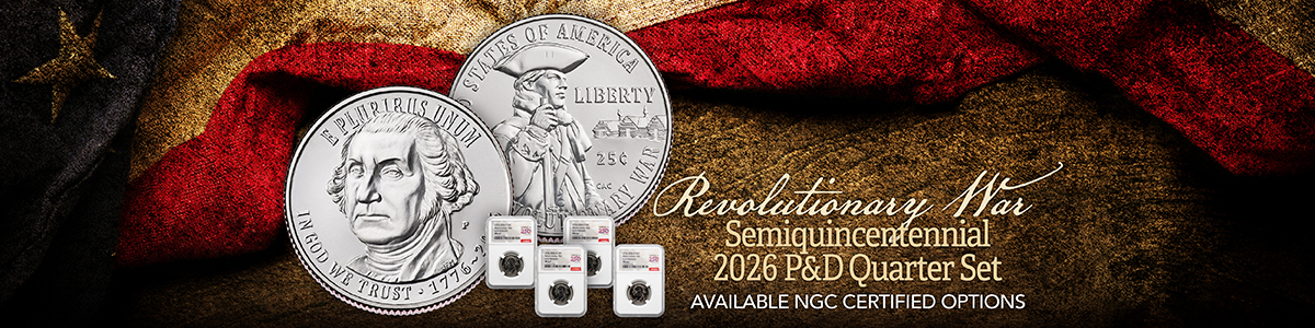Semiquincentennial Series Quarters (2026) Revolutionary War