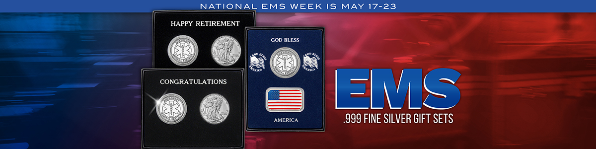 Emergency Medical Services .999 Fine Silver Bullion | National EMS Week