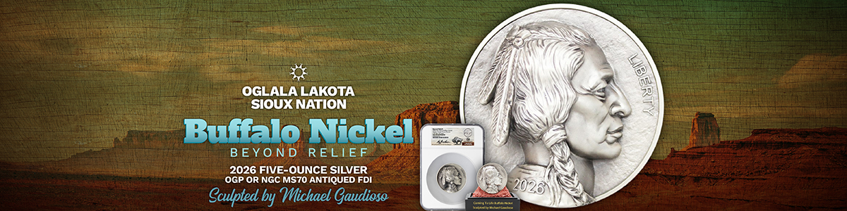 2026 Silver 5oz Buffalo Nickel Coming to Life Beyond Relief Antiqued Coin