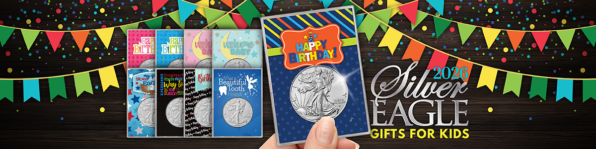 All Occasion Silver American Eagle Gift Holders