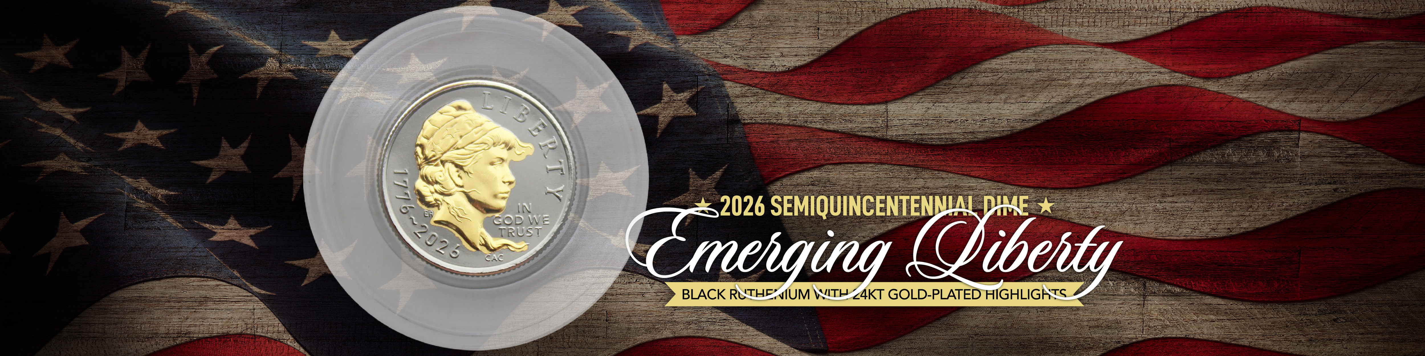 2026 US Mint Semiquincentennial Emerging Liberty Dimes