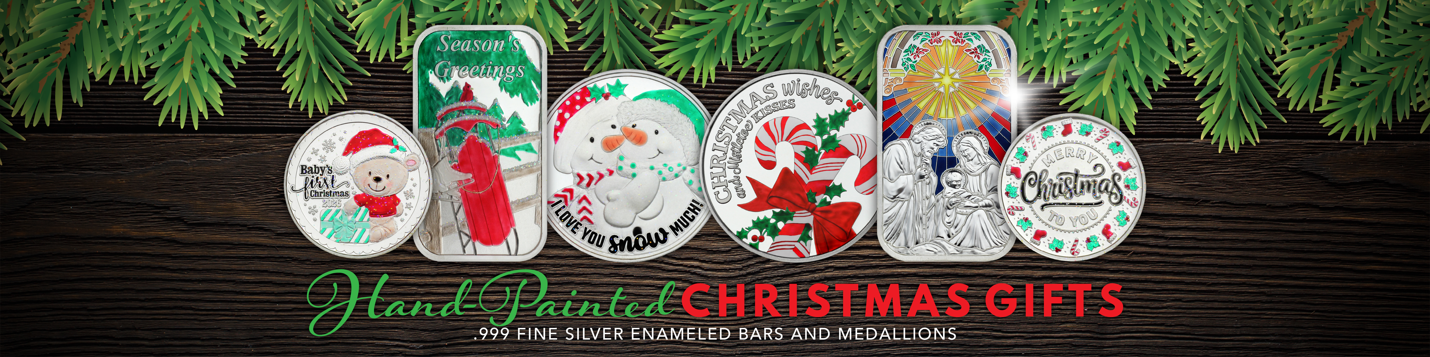 Exclusive 2026 SilverTowne Christmas Keepsakes Silver Bullion Collection