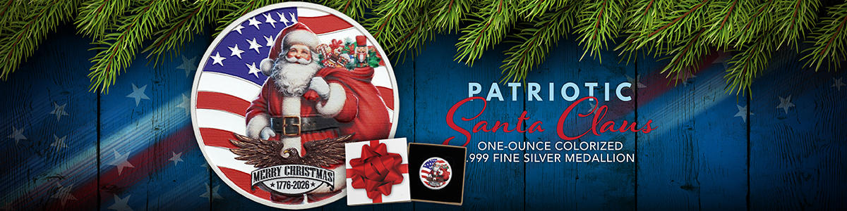 Exclusive 2026 SilverTowne Christmas Keepsakes Silver Bullion Collection