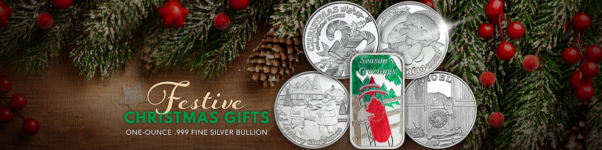 Exclusive 2026 SilverTowne Christmas Keepsakes Silver Bullion Collection