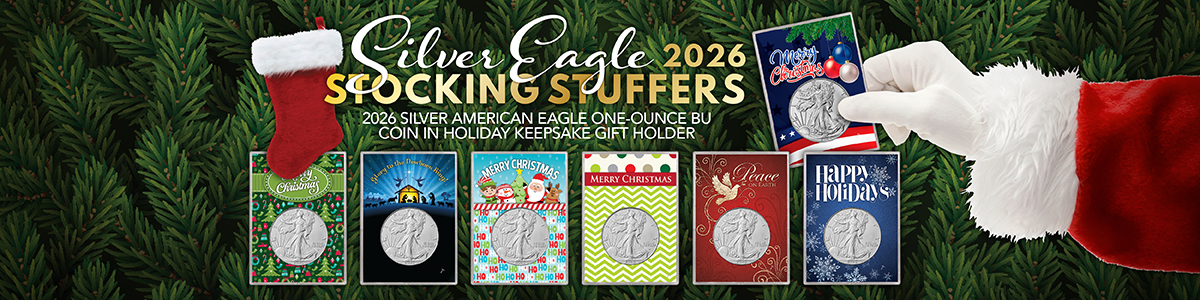 2026 Silver American Eagle BU Gift Holders