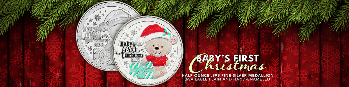 Exclusive 2026 SilverTowne Christmas Keepsakes Silver Bullion Collection