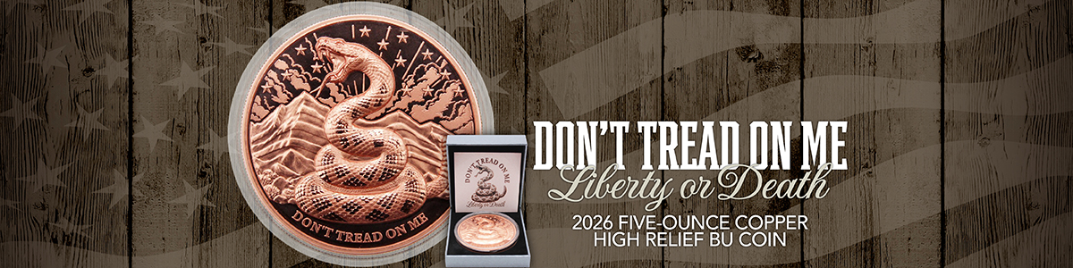 Collectible Copper 5oz High Relief Round