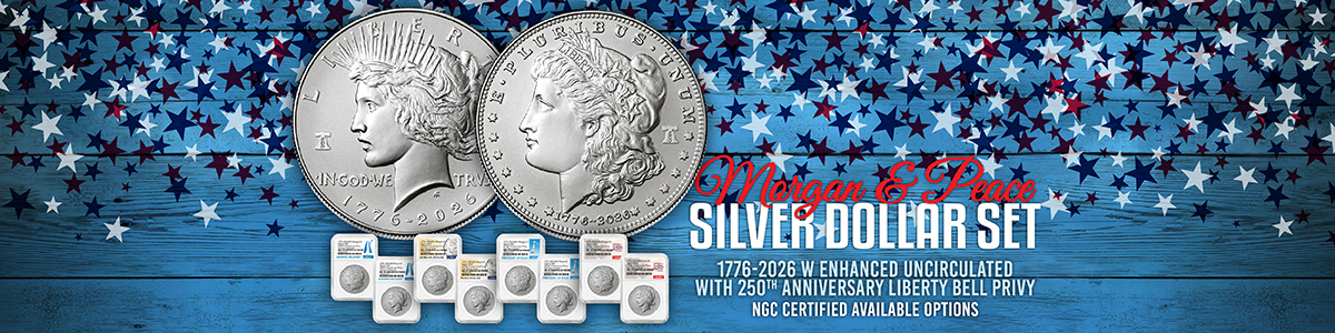 Enhanced Uncirculated Morgan and Peace Silver Dollars