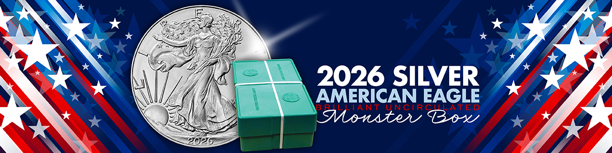 2026 Silver American Eagle BU Raw Coins