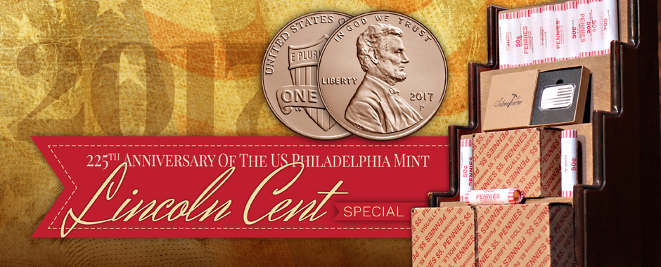 2017 Philadelphia Mint Mintmark Lincoln Cents 2017 Philadelphia Mint Mintmark Lincoln Cents