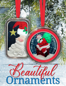 SilverTowne Exclusive Christmas Silver Bullion Keepsake Gifts SilverTowne Exclusive Christmas Silver Bullion Keepsake Gifts