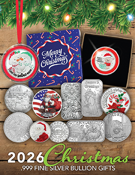 SilverTowne Exclusive 2026 Christmas Silver Bullion Keepsake Gifts SilverTowne Exclusive 2026 Christmas Silver Bullion Keepsake Gifts