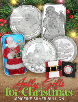 Christmas 2022 Silver Bullion Keepsake Gifts Christmas 2022 Silver Bullion Keepsake Gifts